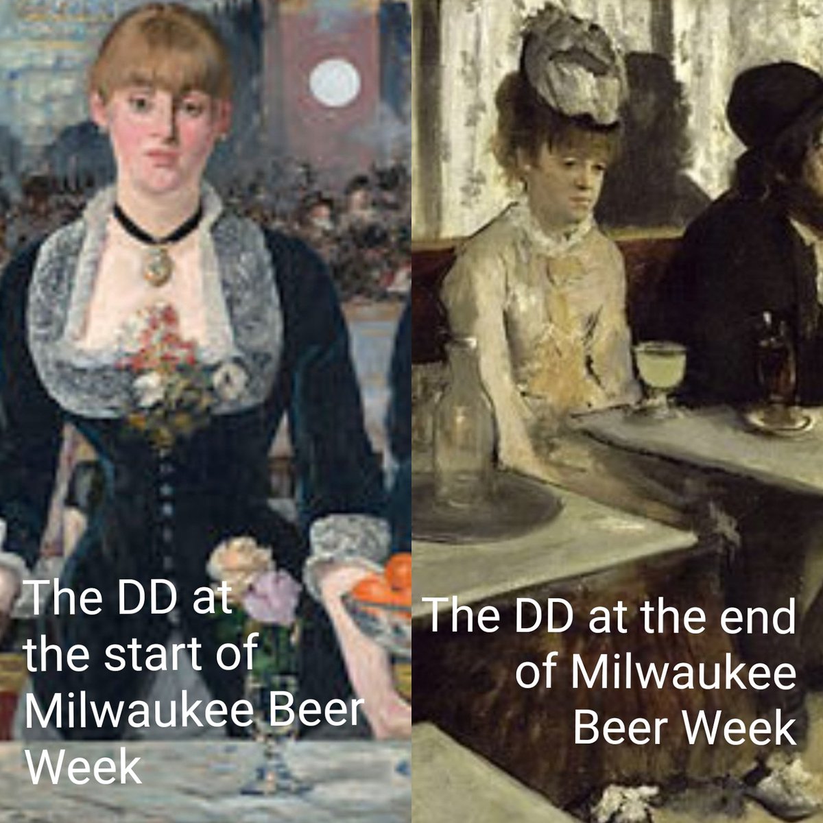preppiecurler's tweet photo. Can't sleep again.
Milwaukee Beer Week and my life. #DesignatedDriverlife #Milwaukee #milwaukeebeerweek #craftbeer #beer #Wisconsin #Imadethis https://t.co/MN7jSMObXp