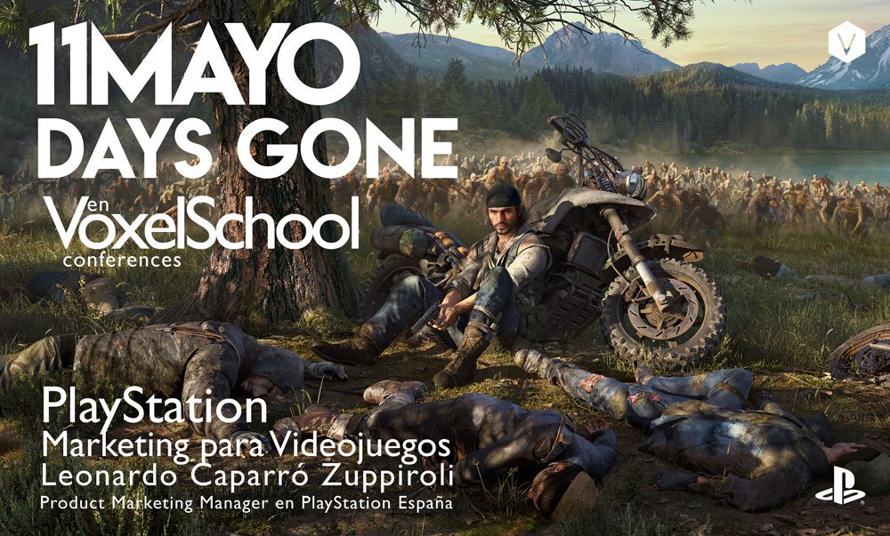 ¿Queréis saber las estrategias de #marketing para ser el juego más vendido?🏆 Leonardo Zuppiroli nos cuenta los secretos de <a href="/PlayStation/">PlayStation</a>  con #DaysGone en <a href="/VoxelSchool/">Voxel School</a> éste sábado 11 de Mayo / Plazas limitadas! Reservas gratis 📍voxelschool.com/masterclass-gr…
#AAA