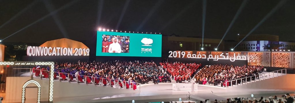 HECParisExecEd's tweet photo. Congratulations to the 2019 #HECParis in #Qatar #ExecutiveMBA and #SpecializedMaster graduating classes! #QFConvocation https://t.co/YOMkaAbLhH