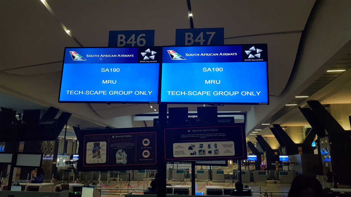 HuaweiEntSAR's tweet photo. @huaweientza is proud to be the main sponsor of this year's @Pinnacle_ICT #Techscape2019 in Mauritius! A leading technology event in Southern Africa. Thank you @flysaa for our welcome! https://t.co/Gu0PM8pJs4