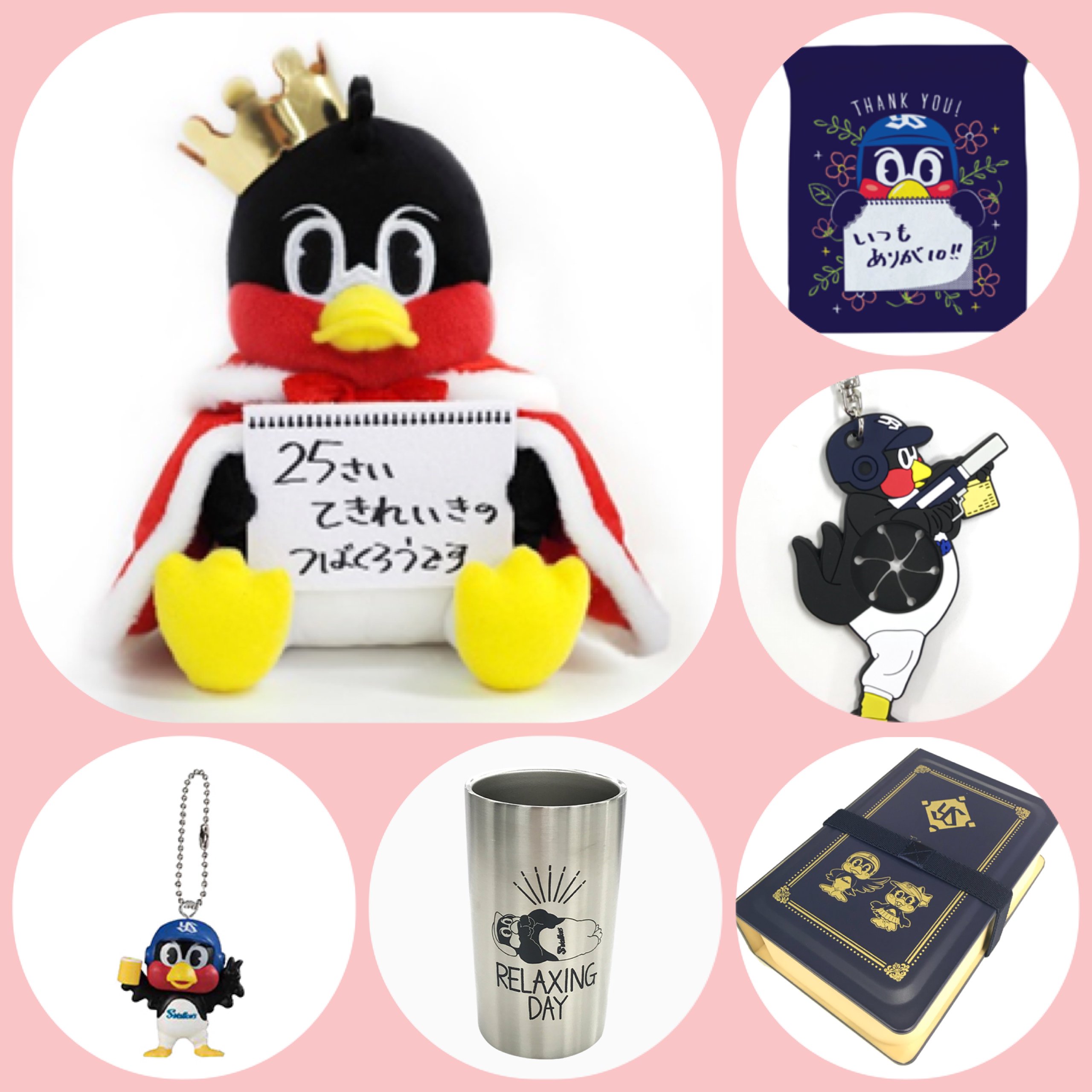 ヤクルトスワローズ crew スワレージ交換品 つば九郎 刺繍バッジ