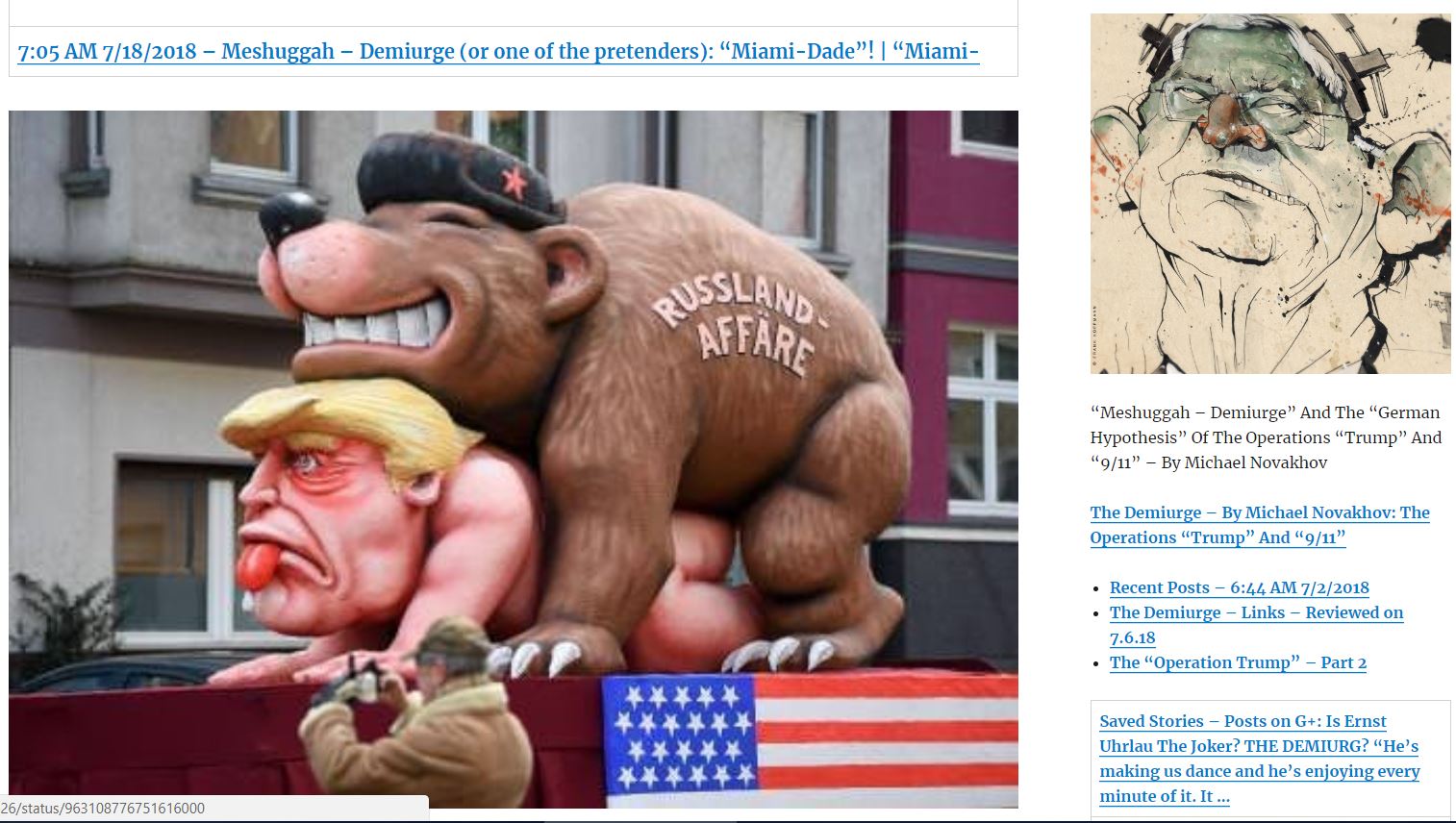 Image result for Trump proved that Puerto Rico is a Banana Republic, and Maduro proved that Trump is the New Abwehr (Germany+Russia+Israel+Mob) PUPPET