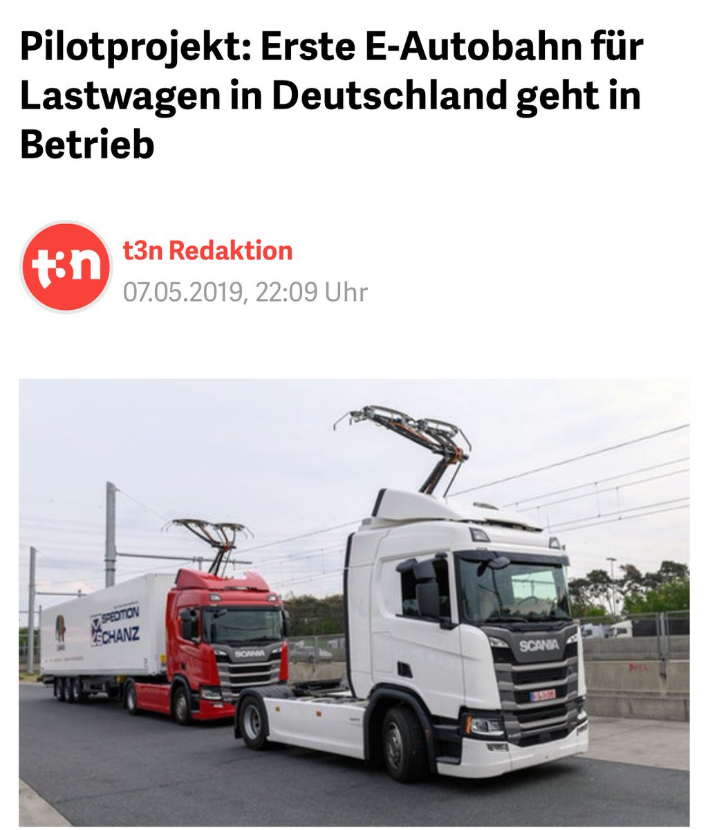 Erst denkt man es wäre ein Artikel aus <a href="/Der_Postillon/">Der Postillon 📯</a>. Aber nein, es ist ernst gemeint vom @bmu 🤦🏼‍♂️
Wie wäre es denn noch mit Oberleitungen für Flugzeuge? <a href="/t3n/">t3n Magazin</a>