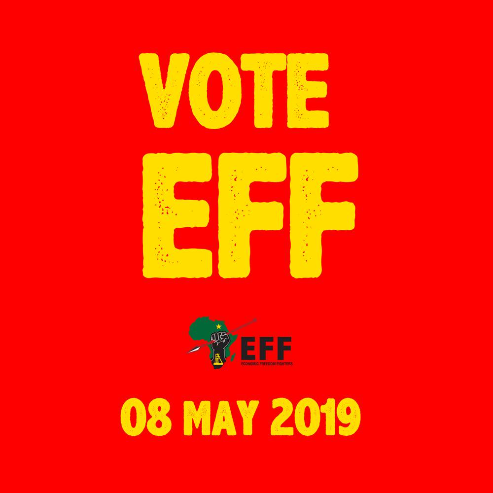 EFFSouthAfrica's tweet photo. As you go to vote today, remember that Black people remain landless, they remain on the margins of economic production and outside of life-enhancing economic participation.

Remember those people!

#VoteEFF #OurLandAndJobsNow #IAmVotingEFF #EFFFinalPush https://t.co/jLmjhw5aFM