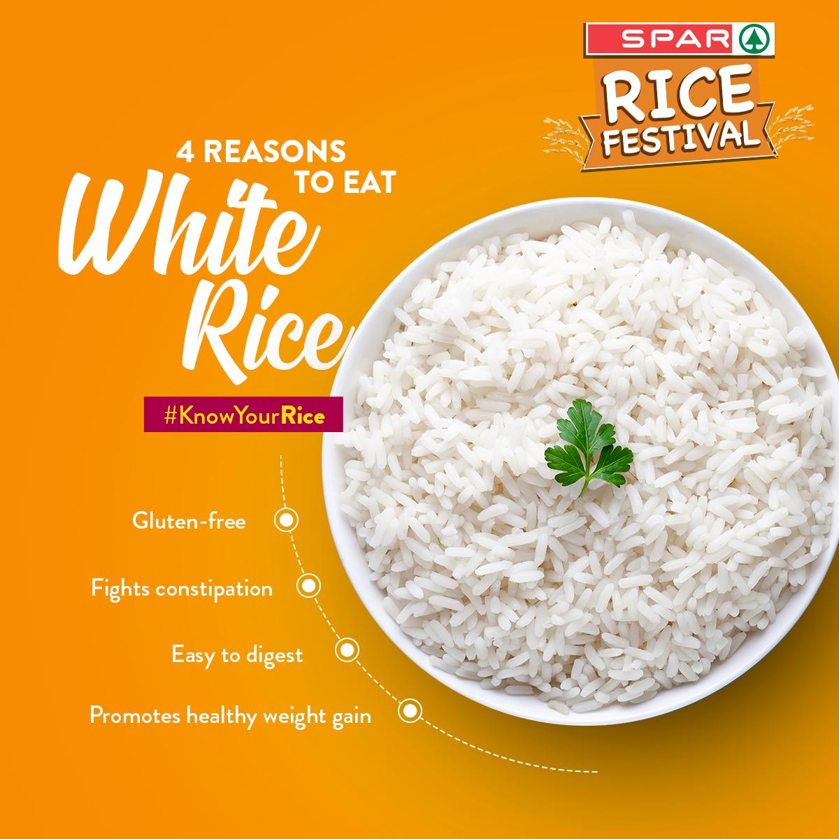 SPAR India on Twitter "White rice is easy to cook, rich in protein