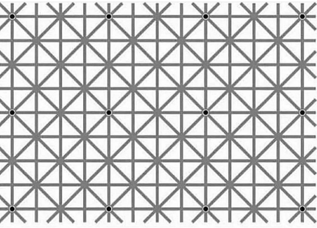 QuotesPhobic's tweet image. This is not a GIF. Your eyes just can't see all 12 dots together..!!

#amazing #braininmotion #dots #Blackdots #hallucination #brainteaser  #wednesday #WednesdayWisdom