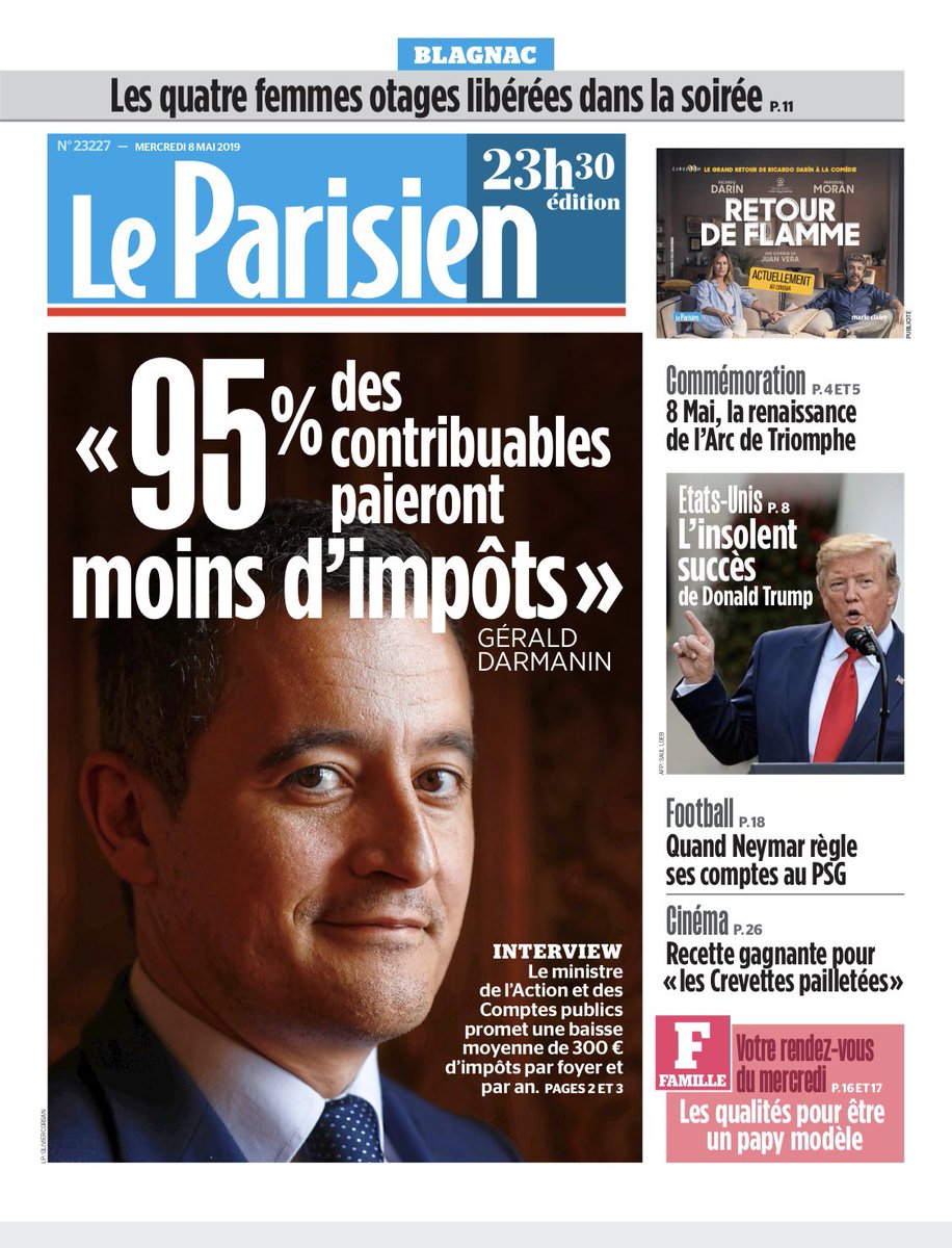 Gerald Darmanin On Twitter Nous Baisserons L Impot Sur Le Revenu De 300 En Moyenne Par Foyer Et Par An 17 Millions De Foyers Vont Voir Leurs Impots Diminuer Cette Baisse Sera Concrete