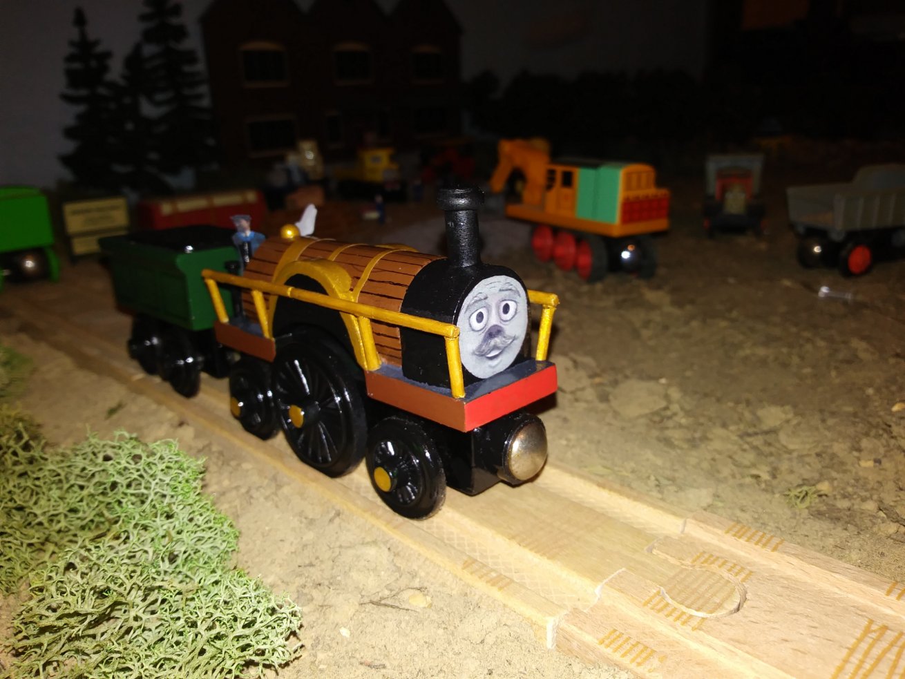 Thomas Wooden Railway Models on X Iron Duke custom. Special thanks to FlyingPringle for designing the face. https t TX7O0i16xW X