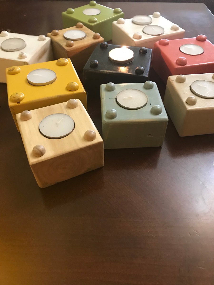 UopaintC's tweet photo. #Teacandleholders made from #pallettimber #painted with https://t.co/M2M3MX7rvZ #furniturepaints and #stains sealed with UO #Topcoat these little beautys come up a treat and made from #recycled #material &amp; #envirosafe #finishes. https://t.co/mwAt8dh7l2