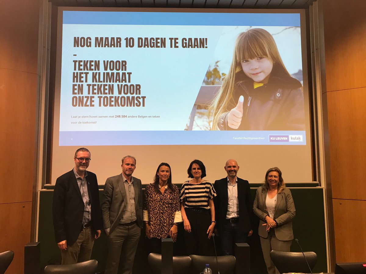 Captains of industry <a href="/kulak/">kulak</a> event on #signformyfuture going in debate with students. Great to see their motivation. We at #proximus are committed to do all we can to give our youth the future they deserve by reducing our carbon emission and becoming more circular! #sustainability