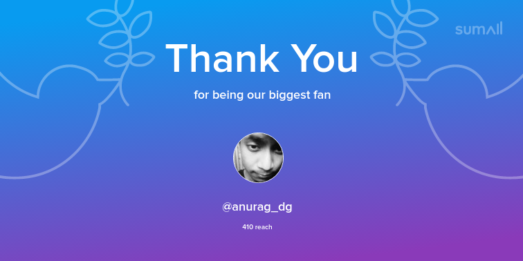 BelivelnLarry's tweet photo. Our biggest fans this week: anurag_dg. Thank you! via https://t.co/sL6Oba05UI https://t.co/OX5eOWyaiZ