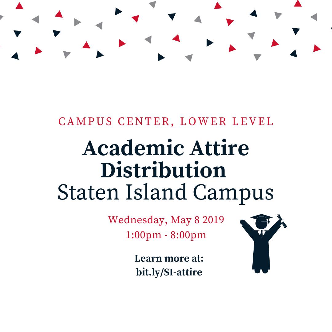 Today is Academic Attire Distribution on the @sjusicampus! Congratulations to all our graduates! 🎓 #Graduation2019