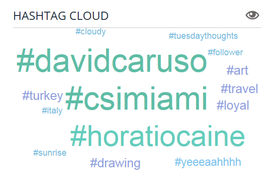 MartinaRosemann's tweet photo. My #Twitter "Hashtag Cloud" for today! #davidcaruso #csimiami #horatiocaine #cloudy #tuesdaythoughts #follower #art #travel #LOYAL #Turkey #italy #sunrise #yeeeaahhhh https://t.co/rgda15lu88