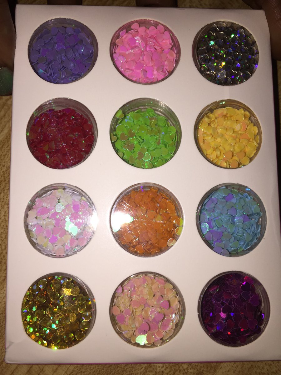 heavencent31's tweet photo. Happlee 24 Boxes Nail Art Sequin Heart Shape Colorful Nail Glitter. Colorful assortment of nail decor. Easy to apply. Two shapes of hearts. Great for crafts, too! https://t.co/381OLuAUGs #Review #Happlee https://t.co/qsaOmJoZkA