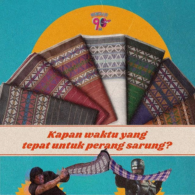 Generasi90an's tweet photo. Buat kamu mantan petarung-petarung perang sarung, jaman kecil dulu kapan biasanya waktu yang tepat main perang sarung? Apakah sebelum tarawih atau sesudah tarawih?

#G90AN
#G90RAMADHAN https://t.co/bdT9Q80zEJ