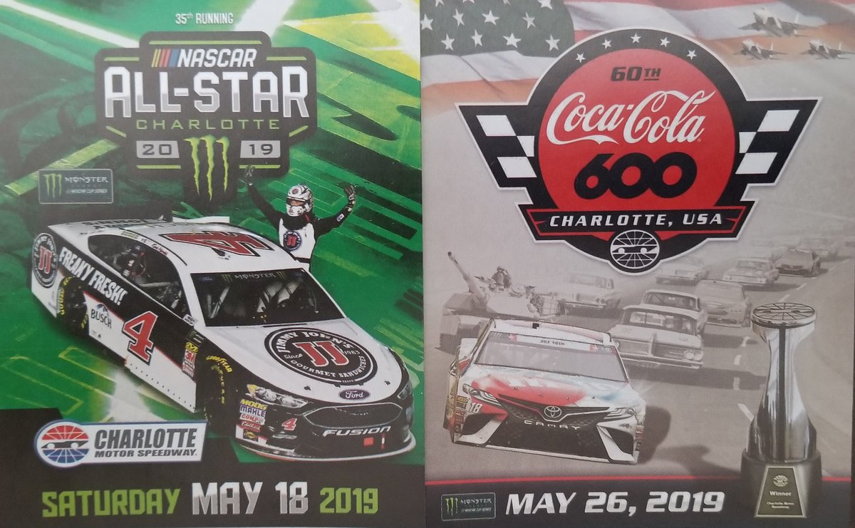 racefancentral's tweet photo. RT &amp; follow for a chance to win TWO pairs of tickets to the @NASCAR races at @CLTMotorSpdwy -  the #AllStarRace &amp; #CocaCola600!!
•
#NASCAR #winwithism #giveaway #contest #promotion #free #win #prize #promo #enter #sweepstakes #win https://t.co/fGMp1dIZYj