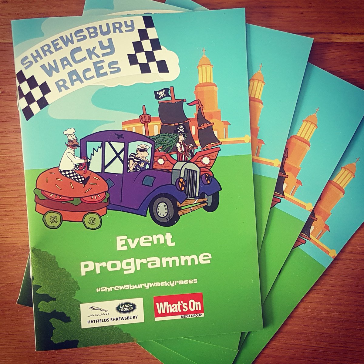 Event brochures have arrived 😁👍😍
#shropshire #shrewsburyevents #shrewsburywackyraces #soapboxderby #soapbox #shrewsbury #eventprofs #events #brochure
