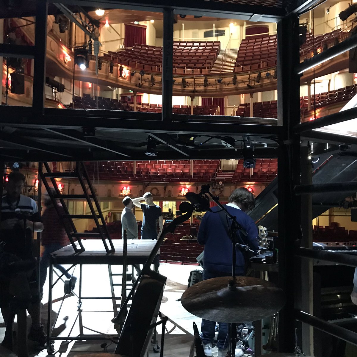 CharlieHazlewoo's tweet photo. Dead Dog hits Brighton Theatre Royal. A glorious space in which to unleash the beast @brightfest @TheatreRoyalBTN @WeAreKneehigh https://t.co/0yM8iSiGme