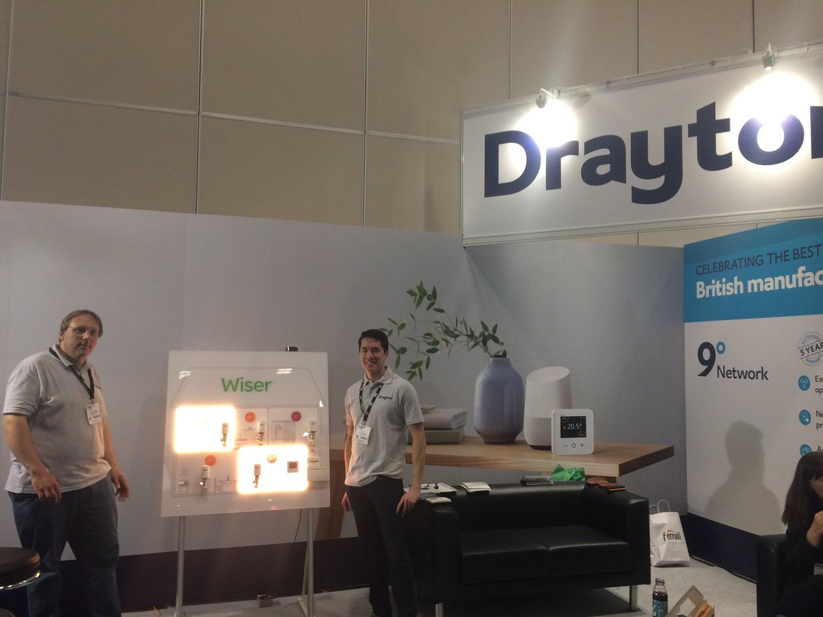 DraytonHeating's tweet image. Day 2 @Installer_Show come and see us for a coffee and a chat about the benefits of signing up to our loyalty scheme #9network