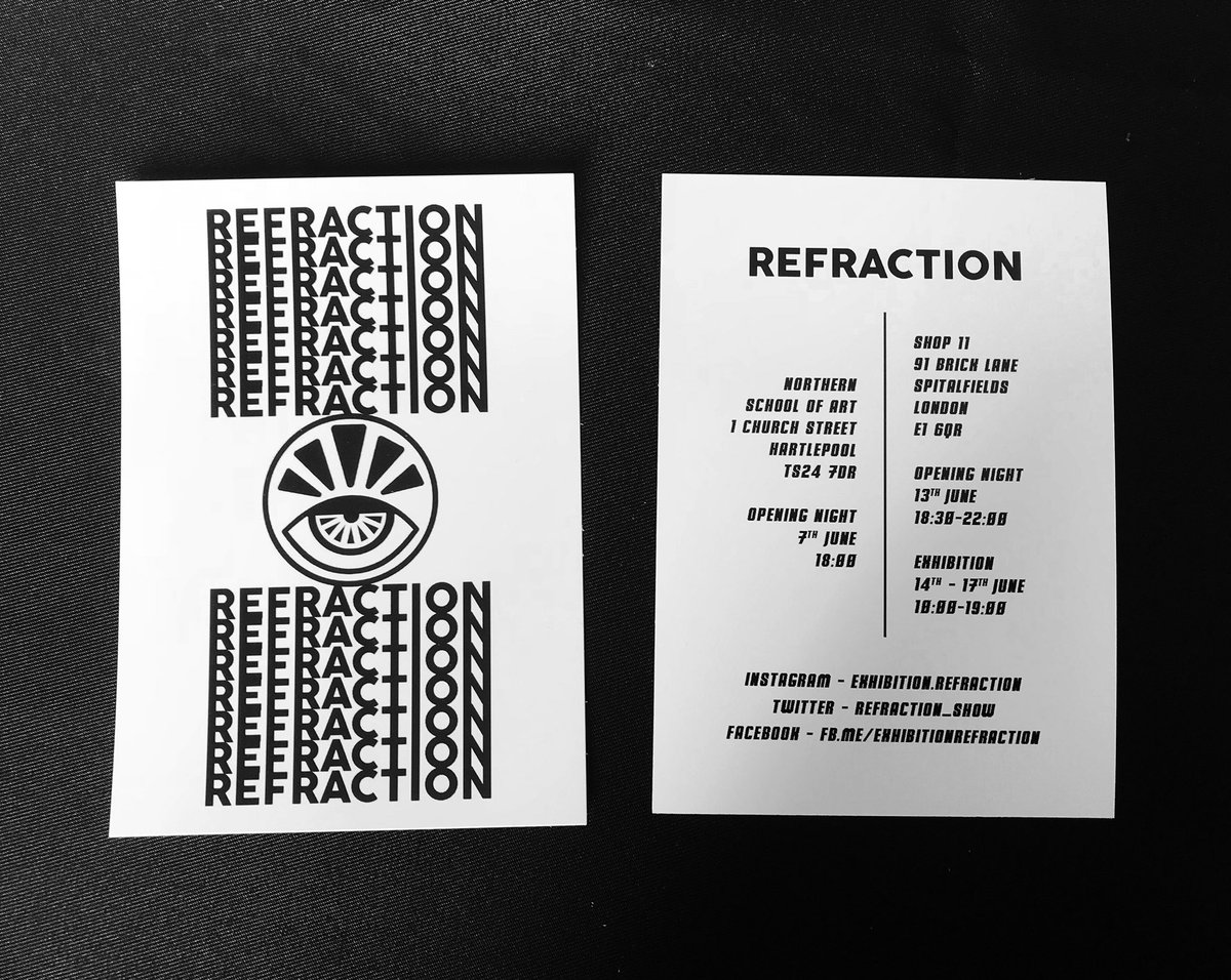 refraction_show's tweet photo. Postcards to send out have arrived! https://t.co/IQP3Mkpk4Y