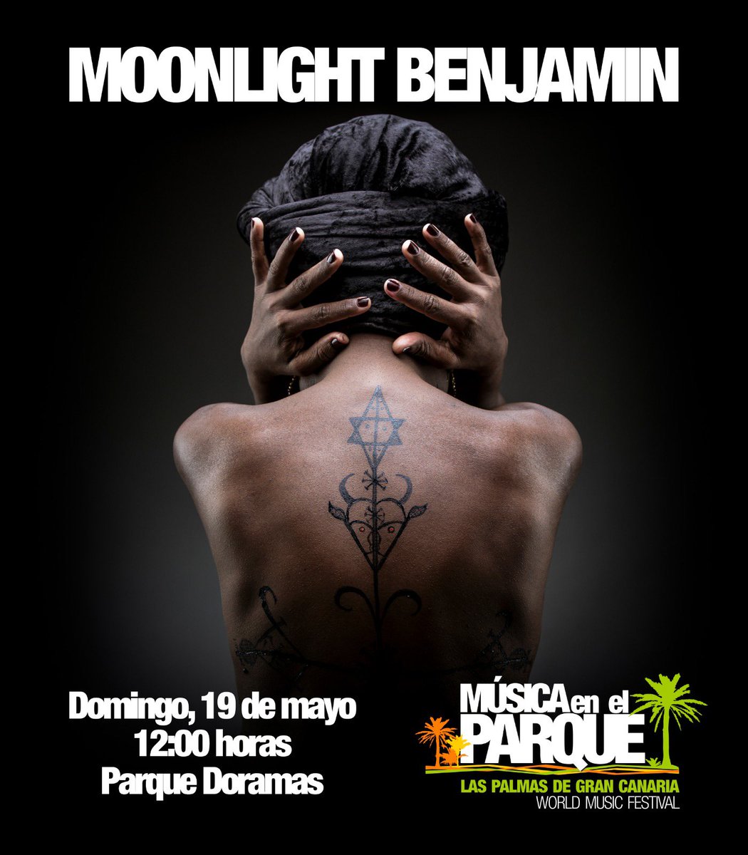 Moonlight Benjamin
29 de mayo | 12:00h
Parque Doramas
Música en el Parque
#LasPalmasdeGranCanariaWorldMusicFestival