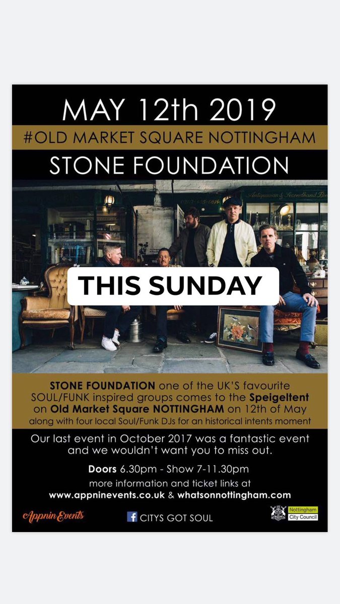 appninevents's tweet photo. This Sunday in @nottm_events @Nottingham an #IntentsAppnin with 4DJ and @stonefoundation https://t.co/hK1Y3NiIDF