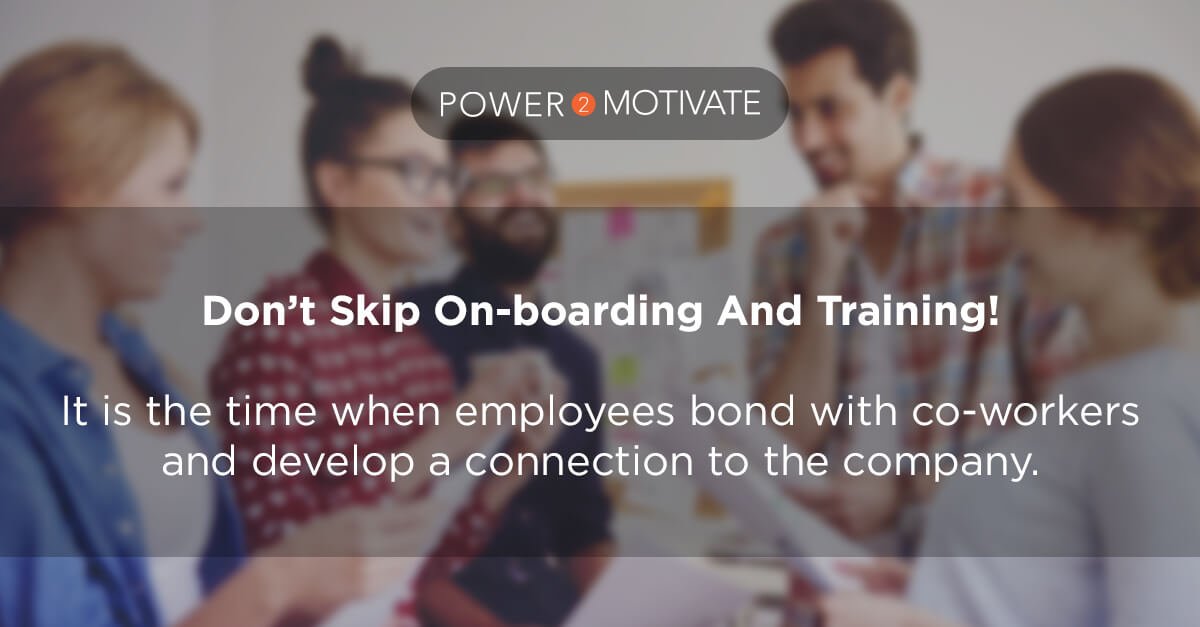 P2M_ME's tweet photo. Don’t Skip On-boarding And Training!

Studies have shown that the more friends employees have at work, the more engaged they are.
#employees #boarding #engaged #training https://t.co/UwAEVQbJHD
