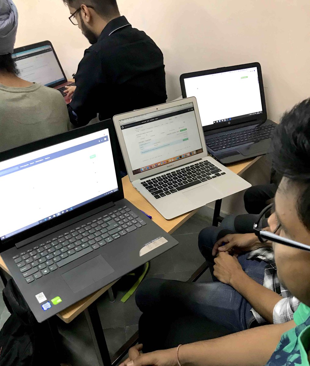 youstartlabs's tweet photo. YouStart Summer Bootcamp in MERN stack, Started up with Github session with Github pages and other features. Exciting finish by students. #github #OpenSource https://t.co/TWFiBEx1aO