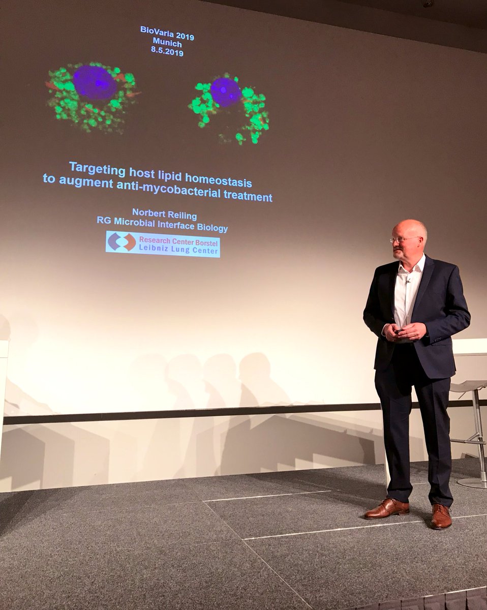julieinprague's tweet photo. New #antibiotics are needed - Dr N. Reilin Research Center Borstel - Leibniz Lung Center is presenting new treatments agains #tuberculosis @BioVaria #BioVaria2019 #biotech https://t.co/CUbfm7hB5D