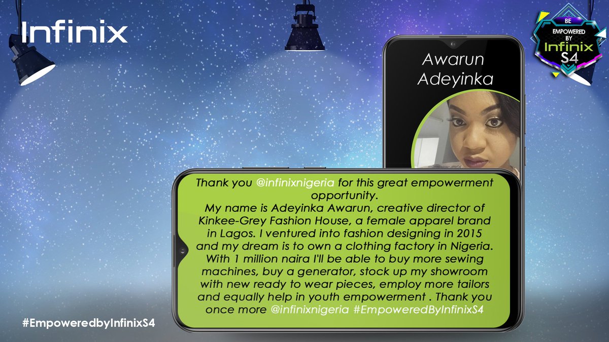 InfinixNigeria tweet picture
