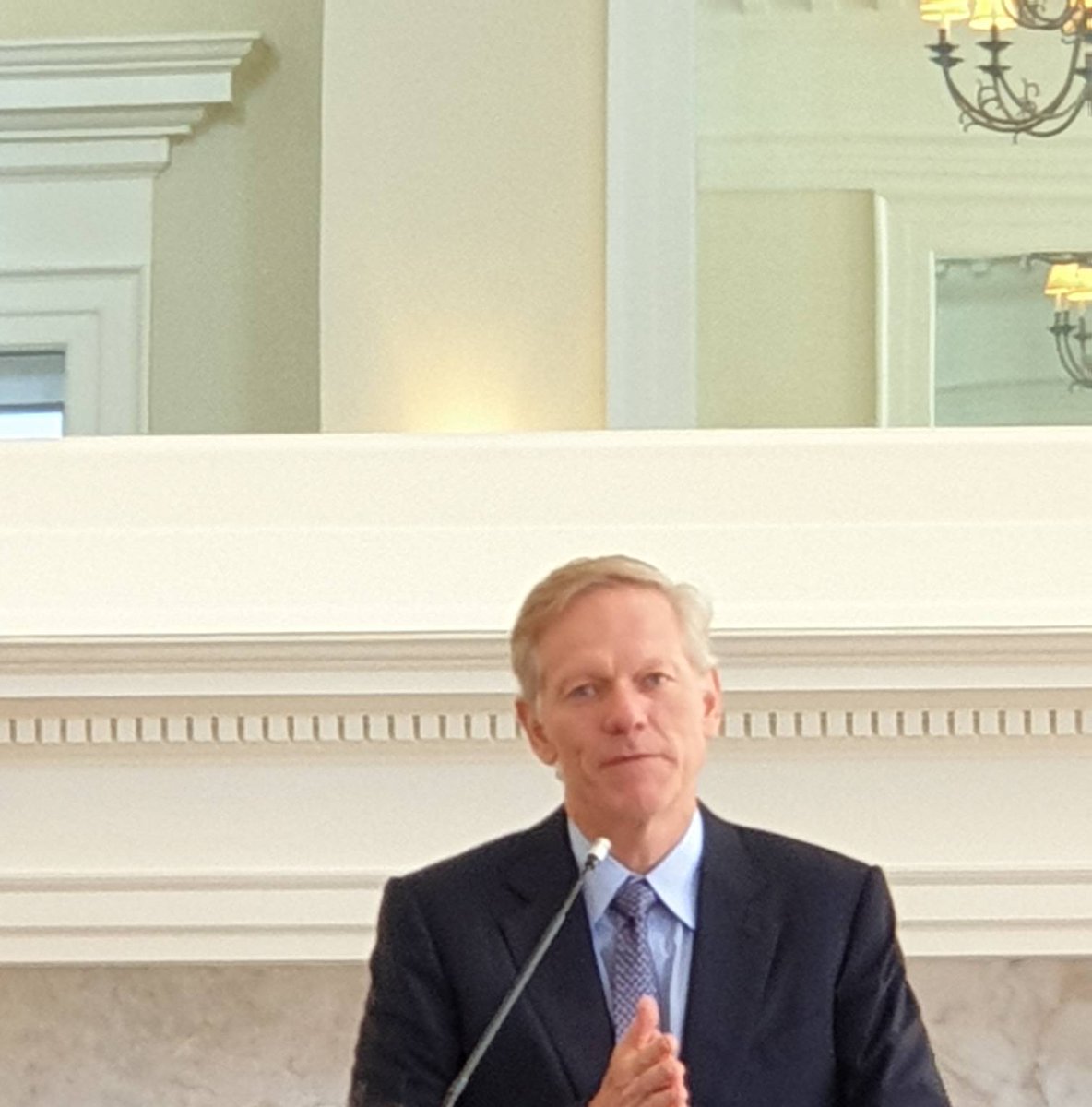 RT <a href="/August_Academy/">August Academy</a>: Dean Scott Beardsley kicking off our proceedings at a wonderfully quaint breakfast room at UVA Darden. #aigac19