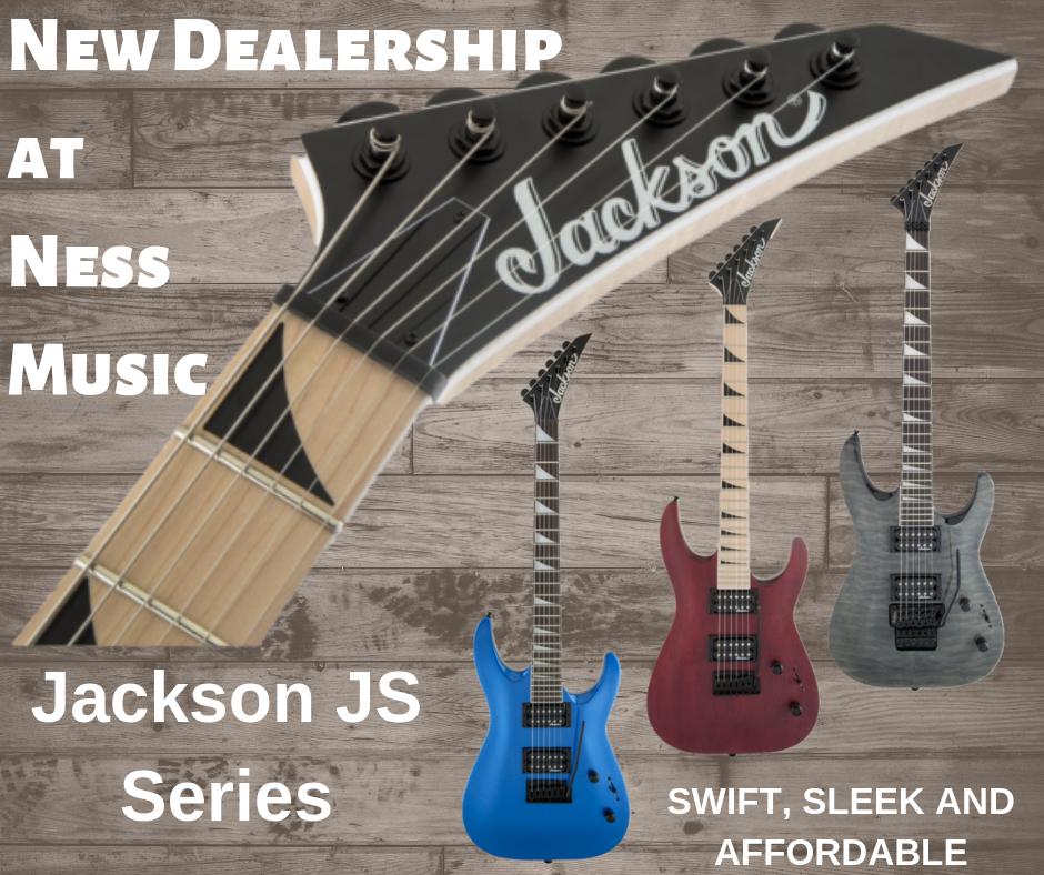 NessMusic55's tweet photo. 🌟NESS MUSIC NEW STOCKIST OF🌟 
🎸🎸🎸Jackson Guitars - Official! 🎸🎸🎸
Why not pop in an try them out?
We have access to JS Series guitar. For more details &amp; to see the amazing body shapes &amp; colours ask in store #guitars  #jsseries #electricguitars  #musicshop @JacksonGuitars https://t.co/pCYaSIntdl