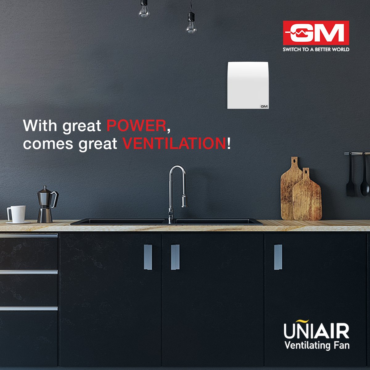 GMModular's tweet photo. With its powerful air delivery, easy installation and cleaning, Our UniAir ventilating fans will keep your kitchen smelling fresh always!
#GMModular #UniAir #VentilatingFan https://t.co/BWFi89mSvF