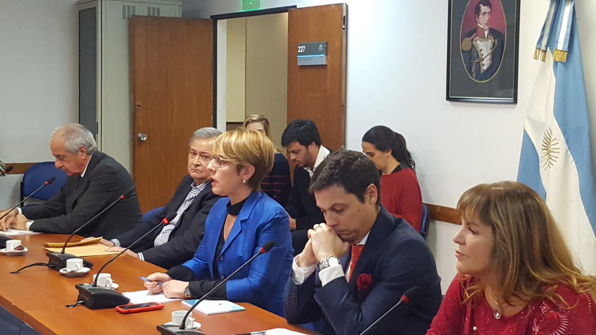 #Ahora <a href="/mabyburgos/">Gabriela Burgos</a> presidiendo la conjunta de Leg Penal y Deportes por #LeyAntiBarras con los diputados <a href="/DiegoMMestre/">DIEGO MESTRE</a> <a href="/GHGoicoechea/">Horacio Goicoechea</a> <a href="/OlivaresHctor/">Héctor Olivares</a> <a href="/M_Campagnoli/">Marcela Campagnoli</a> <a href="/jorgeelacoste/">Jorge E. Lacoste</a> <a href="/CarlabPitiot/">Carla Pitiot</a> y con <a href="/MonicaNizzardo/">Mónica Nizzardo</a> <a href="/RodolfoDonofrio/">Rodolfo D'Onofrio</a> <a href="/DGorgal/">Diego P. Gorgal</a> y Javier Cantero invitados a disertar