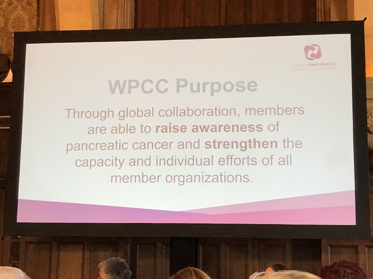 We’re at the World #PancreaticCancer Coalition conference, working collaboratively on behalf of the 1,250 people worldwide who will be diagnosed with PC today and every day. <a href="/worldpcc/">W P C C</a>