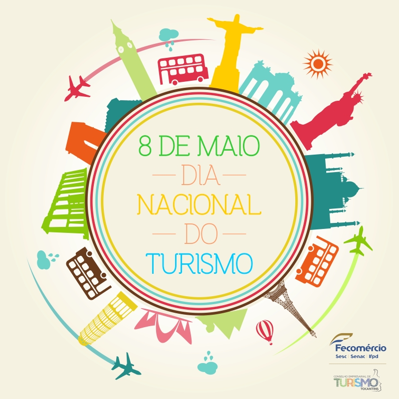 fecomercioto's tweet photo. Hoje é dia de lembrar das nossas belezas naturais, gastronomia variada, História rica e cultura diversificada.
Hoje é o Dia Nacional do Turismo!
#8deMaio #DiadoTurismo #TurismoBrasileiro #TurismoNoTocantins #Cetur https://t.co/mSW71FVfVy