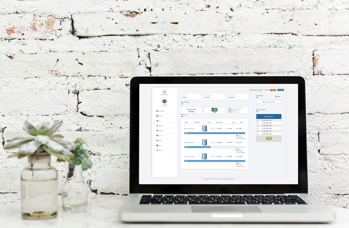 We aim to make #datastorage #management & #control simple and #businessfriendly. That's why StoneFly appliances are configured with #StoneFusion - a centralized management #software that enables #ITadministrators to do everything from a single #GUI: stonefly.com/hyper-converge…