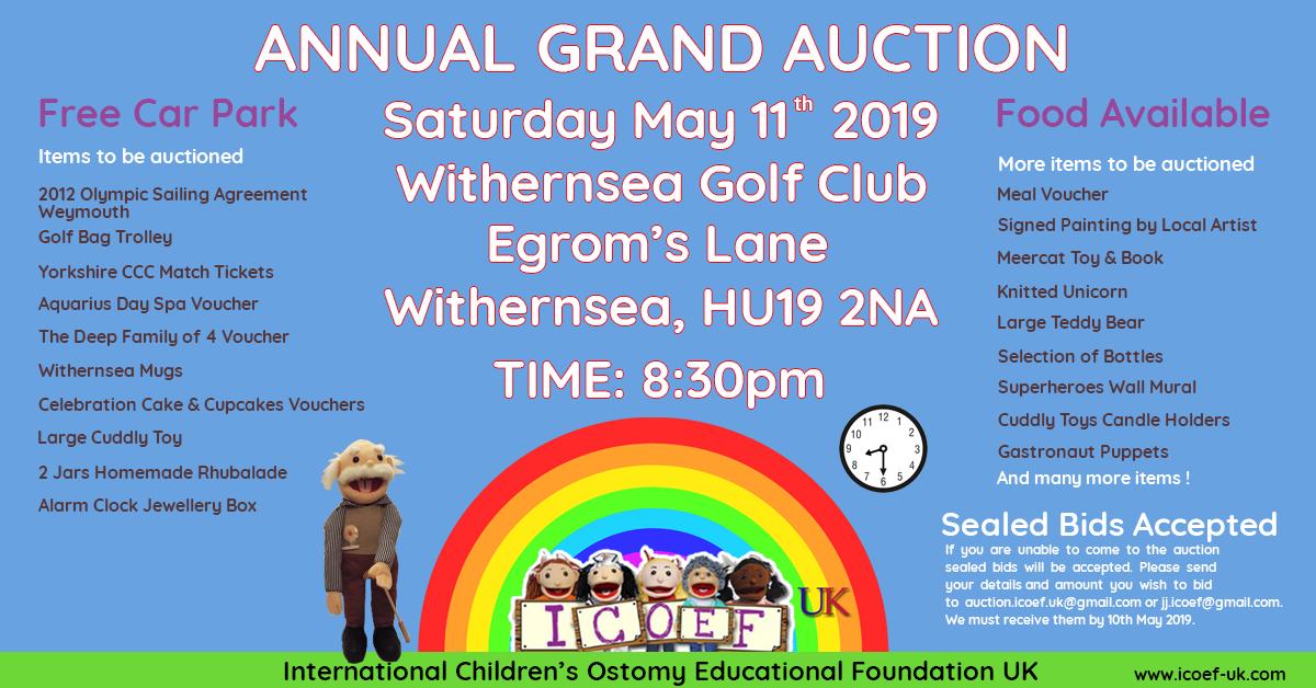 activbeverley's tweet photo. Auction for a fantastic cause, ICOEF are running an auction this Saturday the 11th May at 8:30pm some great items already they even accept sealed bids, why not come along it looks like being a great evening https://t.co/XChg1cL0BO  #Charity #Auction #Withernsea https://t.co/qpf2A8WXzM