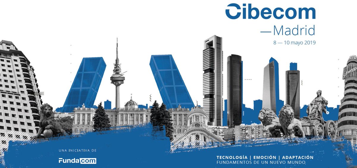 comunicae's tweet photo. Hoy estaremos en #CIBECOM 2019 en Madrid, la cita más importante de la comunicación iberoamericana en lengua española y portuguesa.
Desde las redes de #Comunicae os contaremos cómo se desarrolla el evento. ¡Estad atentos! #ProductoOficial https://t.co/cokbzMHXVp https://t.co/N0t5WltWvf