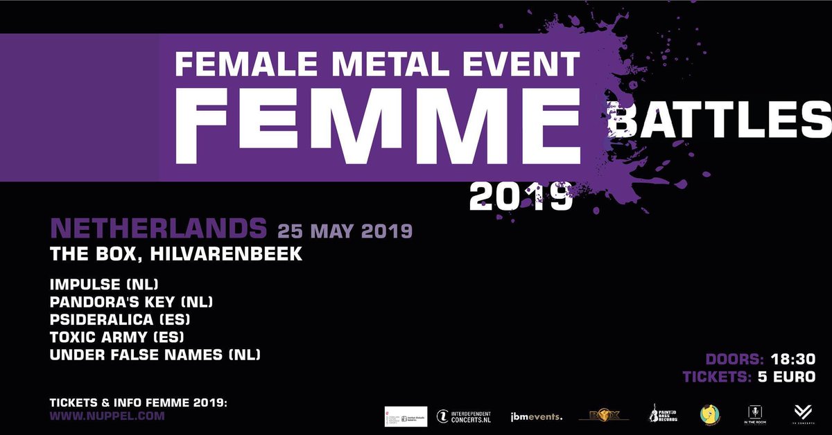 May 25 #ToxicArmy in #femmemetalevent #netherlands #battle yeah!!!!