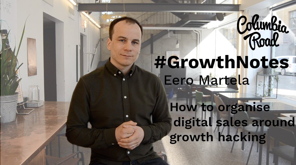 columbiaroadcom's tweet photo. Columbia Road Growth Notes ✍️
Kuuntele @eeromartelan 3 pointtia miten toteuttaa digitaalista myyntiä growth hacking metodein isommissa organisaatioissa!

https://t.co/qEwF7kAIH3 #growthnotes #growthhacking #digitaalinenkasvu #kasvustrategia #digitaalinenmyynti #kasvuhakkerointi https://t.co/vRH5vLBDAM