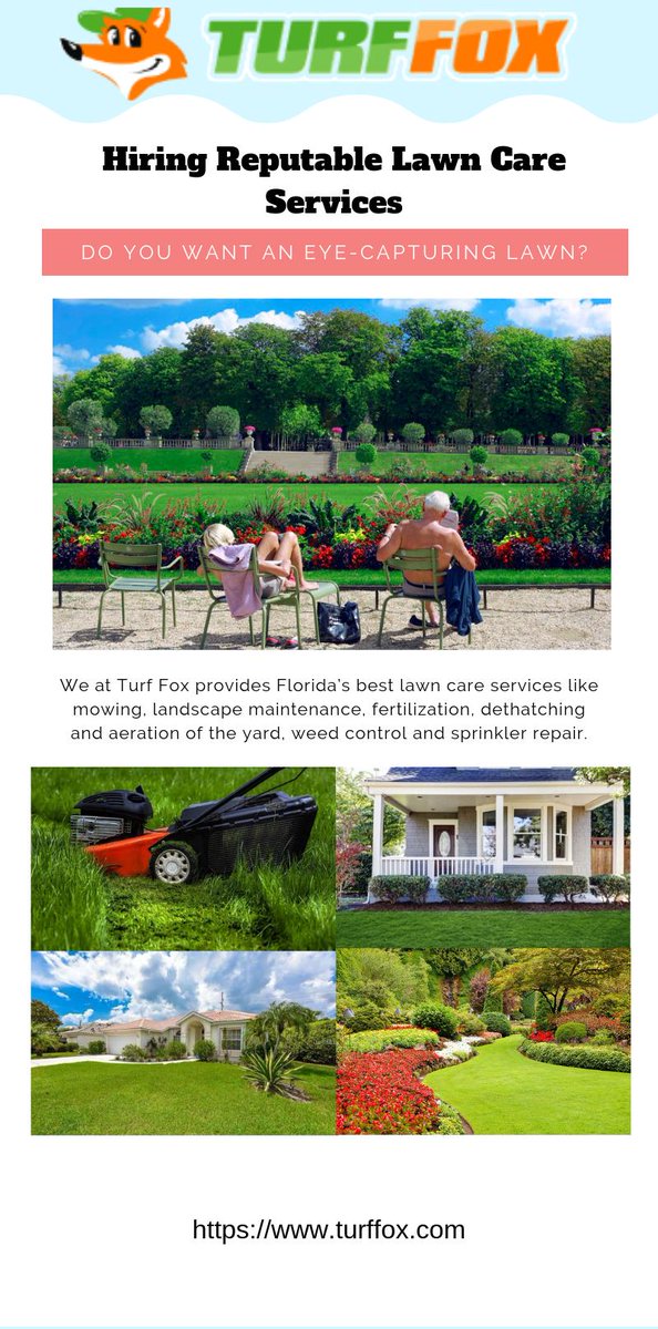 turffox's tweet photo. Hiring Reputable Lawn Care Services
#lawncare #landscaping #Sarasota https://t.co/MPr0okwHje