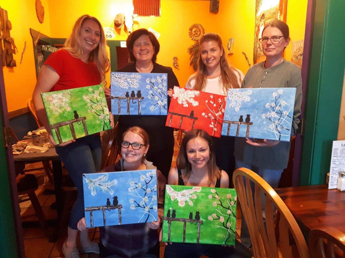 Private Parties #123artful #goodatwine #vernonbc #vernonbc #thingstodo #paint #wine #okanaganliving #okanaganlifestyle #pubs #paintnight #tourismvernon