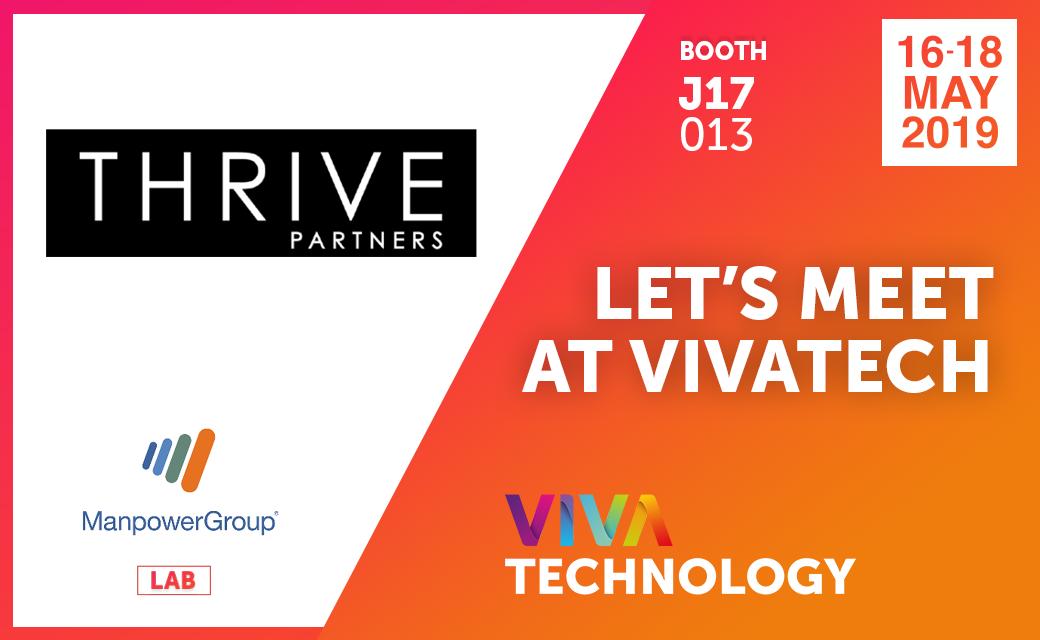 thrivepartner's tweet photo. We are extremely excited to be attending #vivatech in #paris again this year and presenting on the influence of #technology in careers.
@ThrivePam and the team will be able to answer an questions you have, in French or English, and demo our platform! #VivaTech2019 #manpowergroup https://t.co/AaJ8SPquQJ