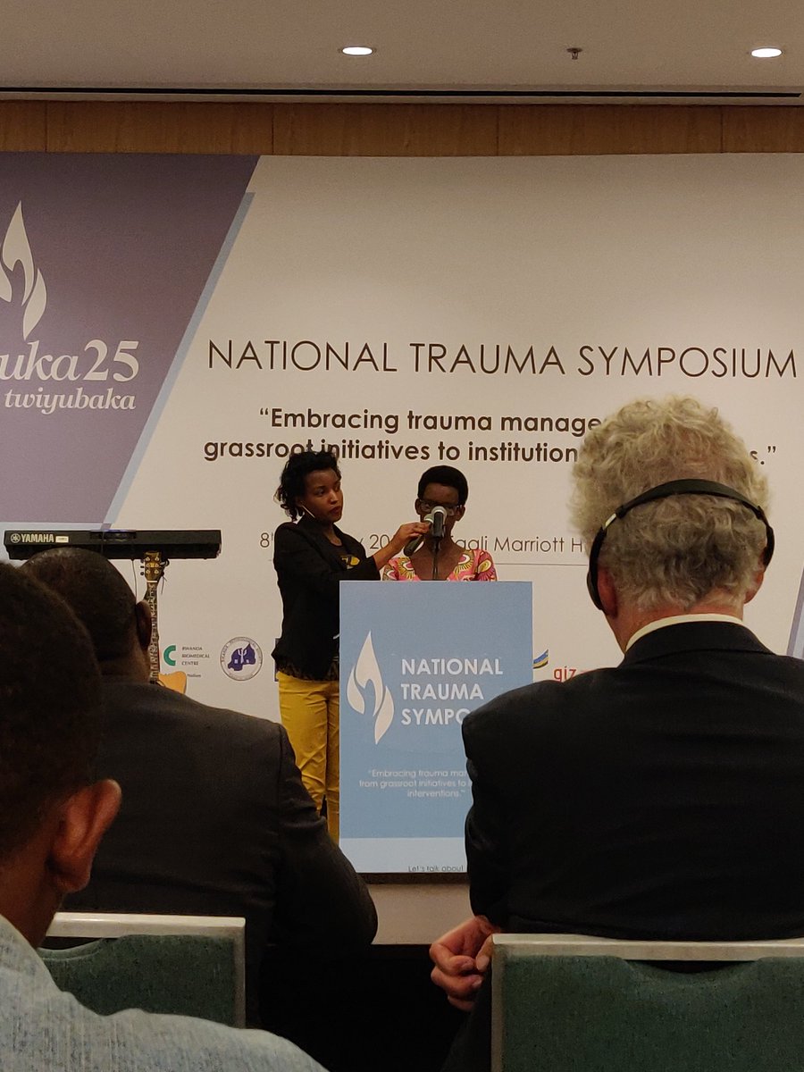 LaureIyaga's tweet image. Happening now: National Trauma Symposium organized by @Rw_Psychology, under the theme " Embracing Trauma Management From Grassroots Initiatives to Institutional Interventions" 

#TraumaSymp2019 #MentalHealth #RwOT