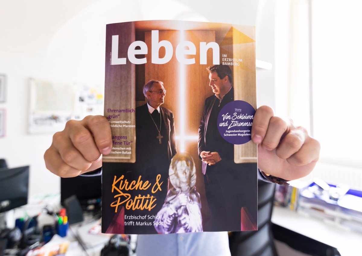 Leben im Erzbistum Bamberg: Die sechste Ausgabe unseres Bistumsmagazins ist da! Ab morgen ist sie auf den Weg in Eure Briefkästen. Wer es nicht abwarten kann, kann sich das gesamte Heft auch schon online ansehen unter leben.erzbistum-bamberg.de. Viel Spaß beim Blättern!