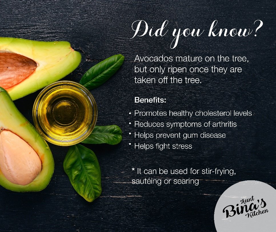 auntbinas's tweet photo. Did you know?
Avocados mature on the tree, but only ripen once they are taken off the tree.
#simplybetter #auntbinaskitchen #healthtips #auntbina #binatonelifestyle https://t.co/22QerrmmDz