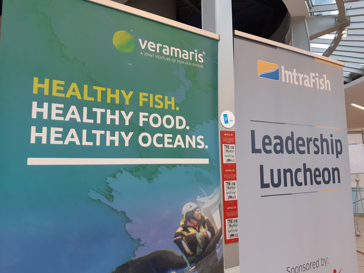We're in Brussels for the #seafoodexpoglobal! Feeling excited and waiting for the <a href="/IntraFish/">IntraFish Media</a> Leadership Luncheon to commence at the #Atomium! #healthy #Seafood #sustainableseafood #SEG19 #aquaculture