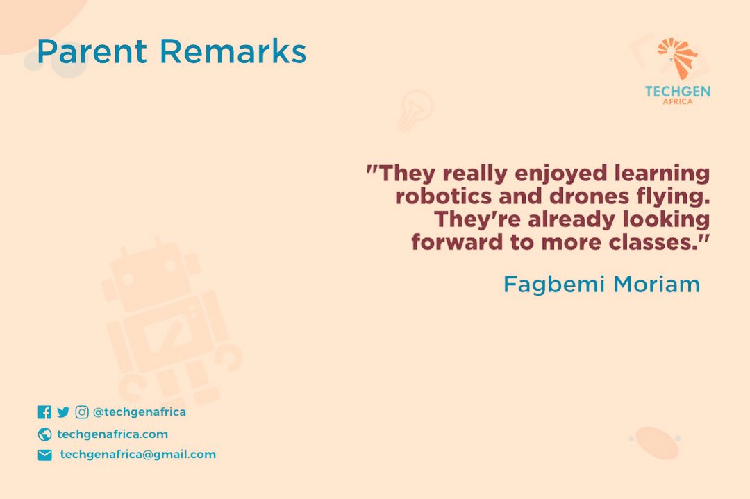 techgenafrica1's tweet image. Despite the quagmire. Click 👇
link.medium.com/250yZeuYnW

This are the few words captured after our Drones/Robotics breakcamp. 

We are committed to nurturing thr next generation of innovators.
.
.
#techgen #stem #stemeducation #drones #robotics #youngsters #school #africa #io19