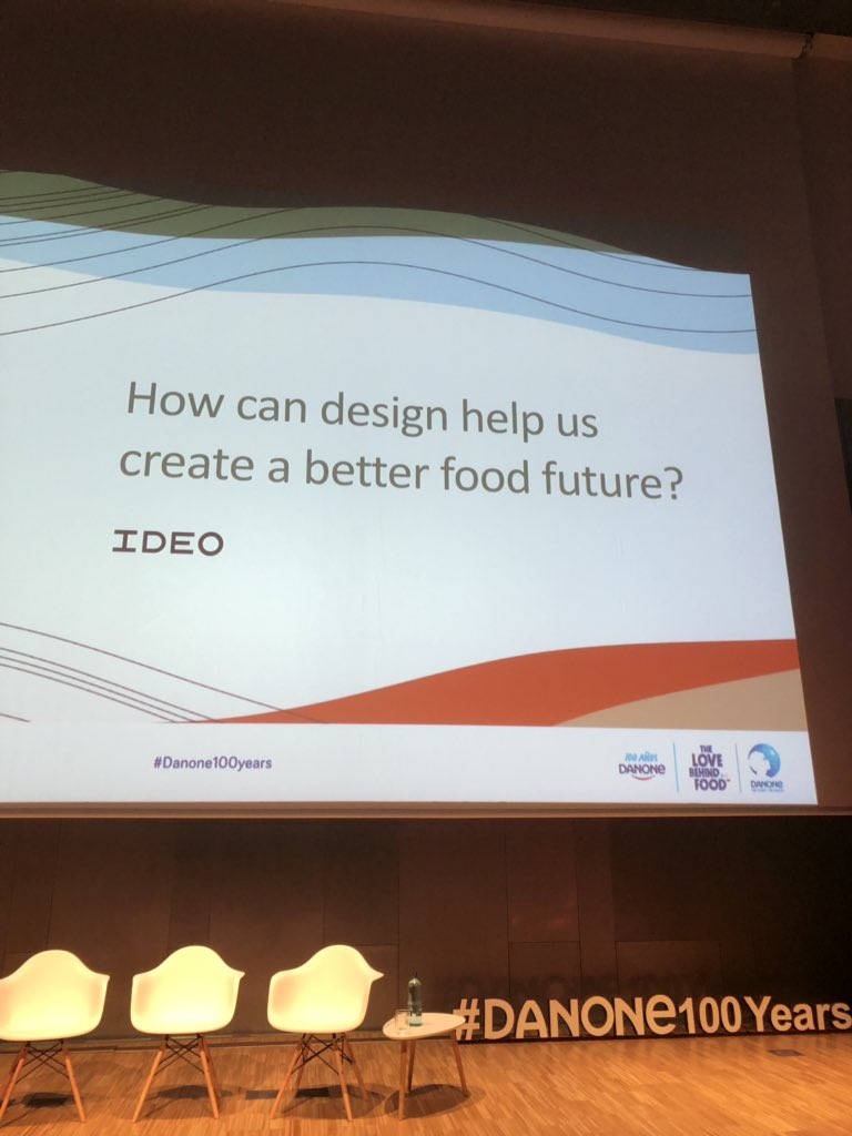 lfcollaco's tweet photo. What is the first step to challenge ourselves to merge the best of design and food technology? #Danone100Years #TheLoveBehindFood #danone @ldeakin https://t.co/AKknf1a1UB